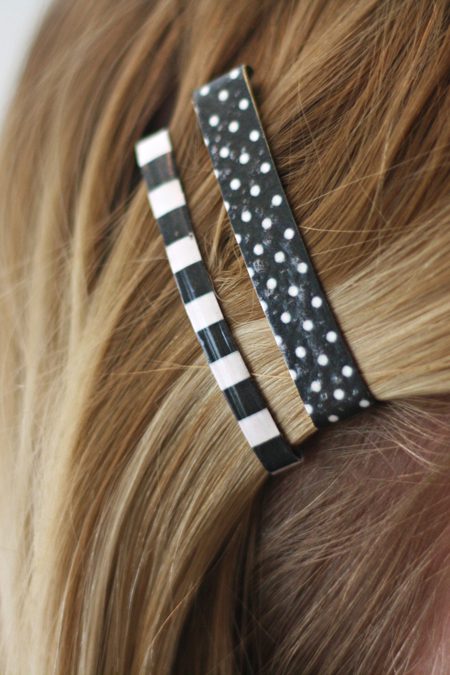 DIY Patterned Hair Clips | The Pretty Life Girls