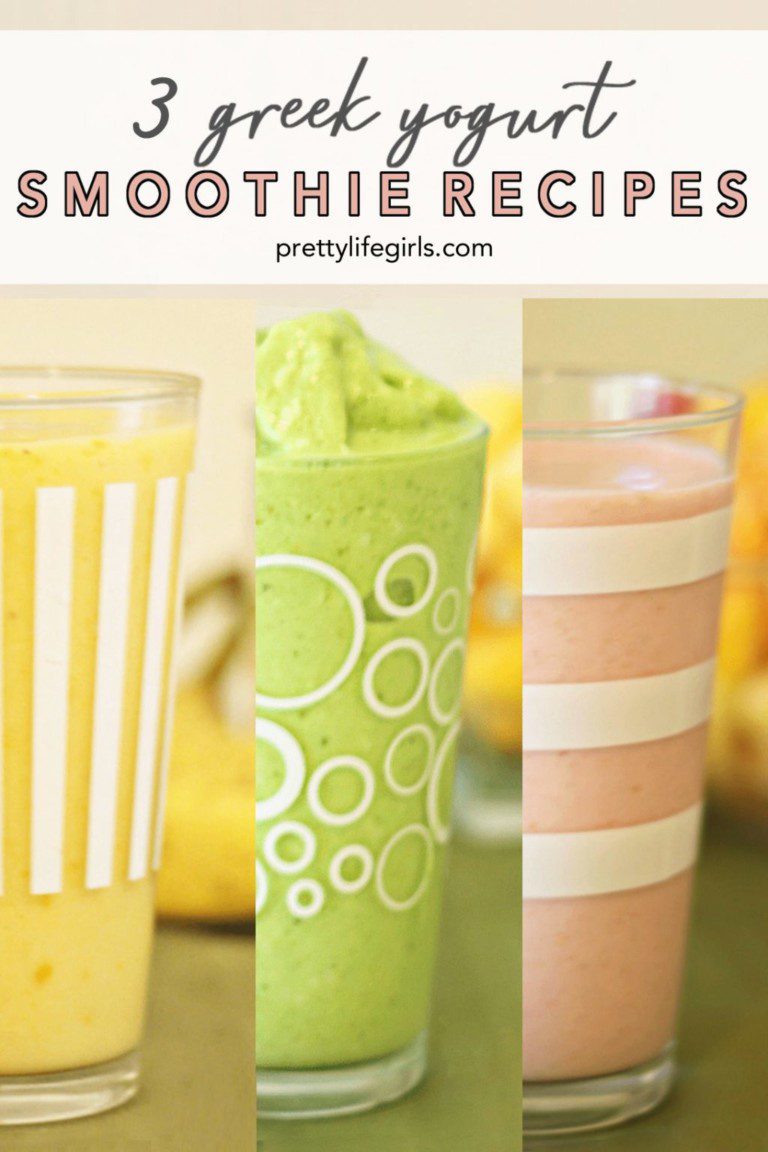 Three Greek Yogurt Smoothie Recipes The Pretty Life Girls