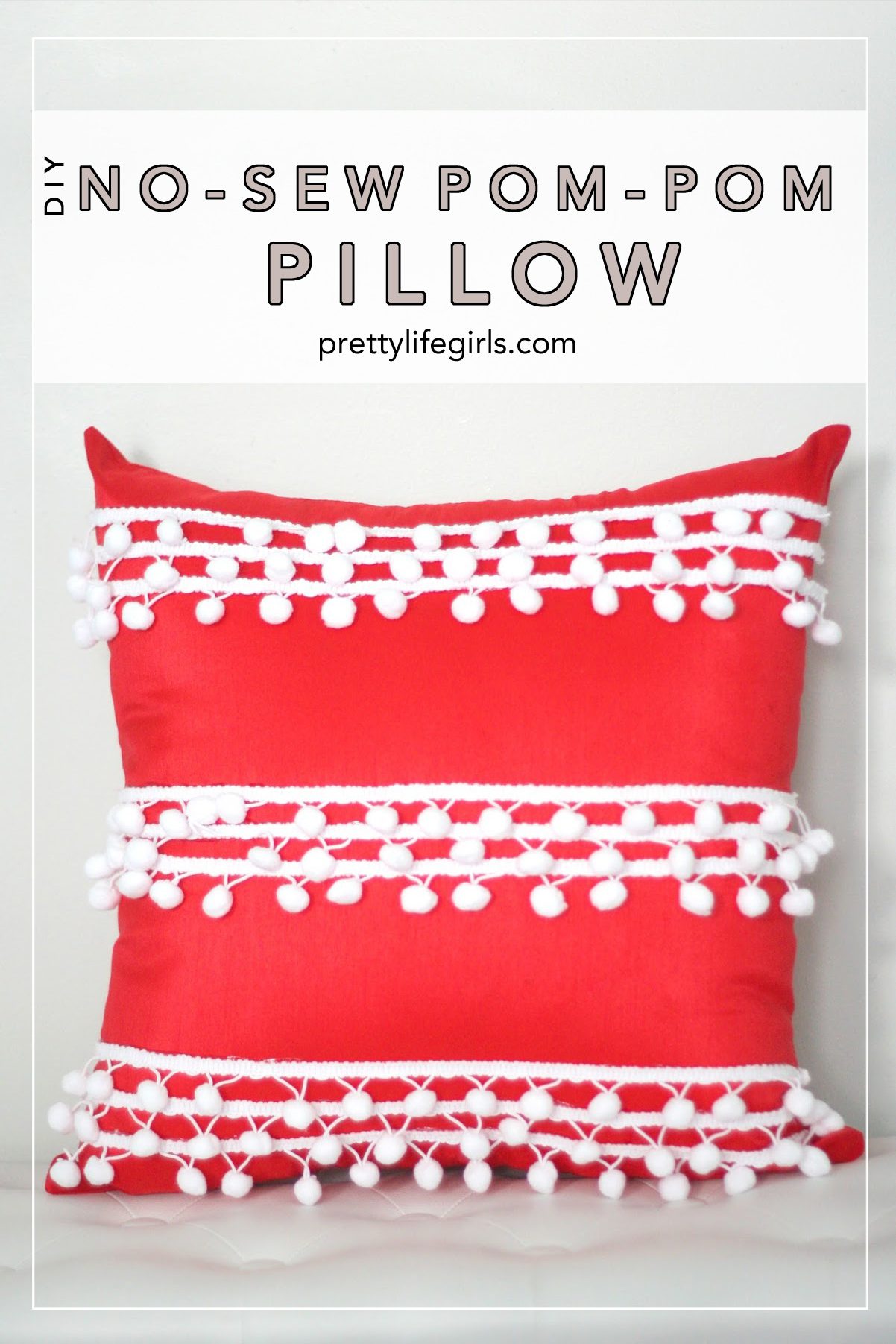 How to Make a No-Sew Lumbar Pillow