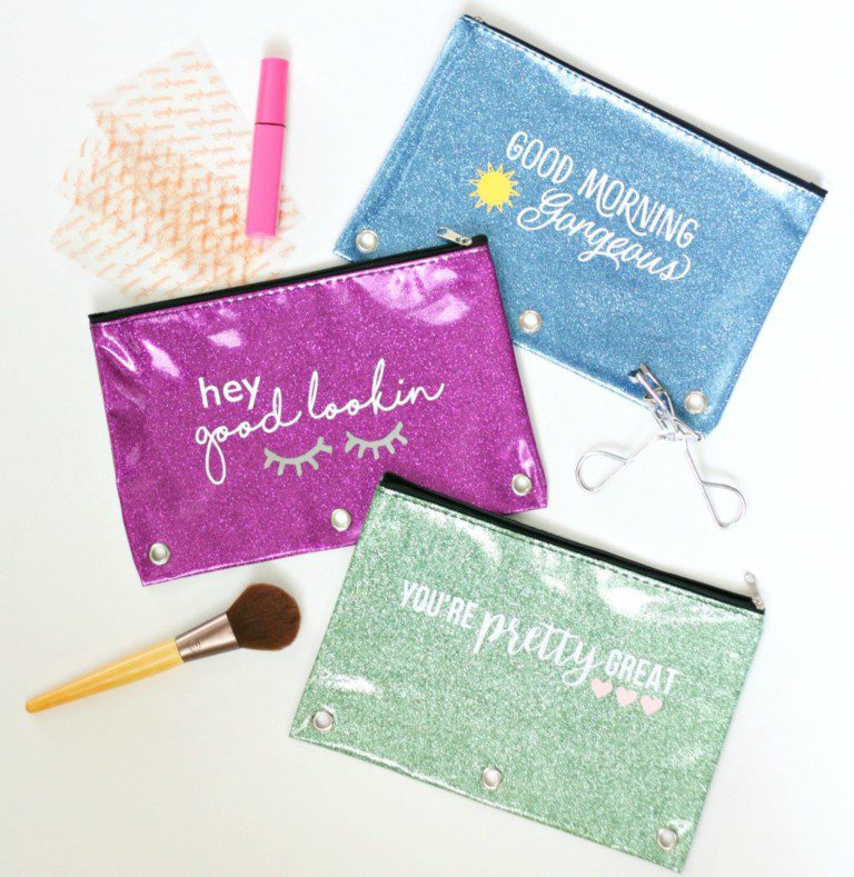 DIY Dollar Store Makeup Pouches | The Pretty Life Girls