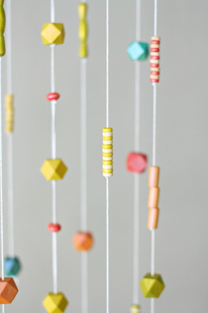 DIY Baby Mobile Tutorial featured by top US craft blog, The Pretty Life Girls