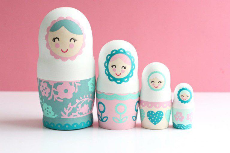 DIY Nesting Dolls - The Pretty Life Girls