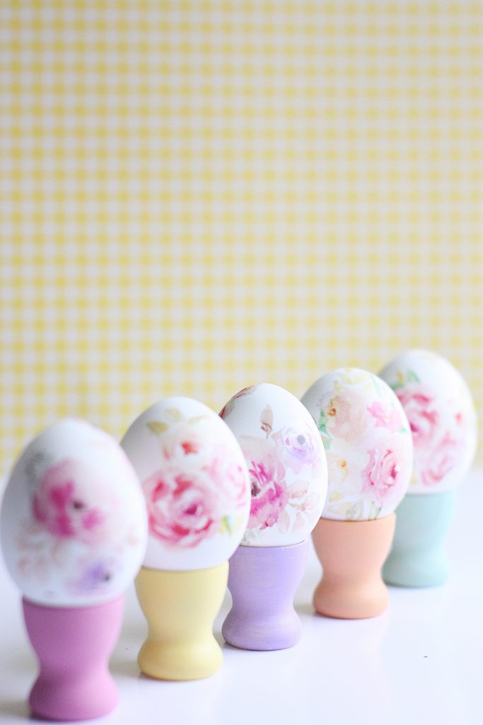 DIY Tattooed Watercolor Easter Eggse + a tutorial featured by Top US Craft Blog + The Pretty Life Girls