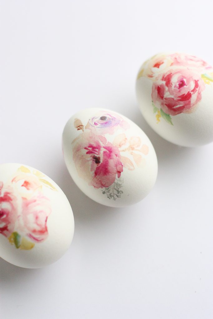 DIY Tattooed Watercolor Easter Eggse + a tutorial featured by Top US Craft Blog + The Pretty Life Girls