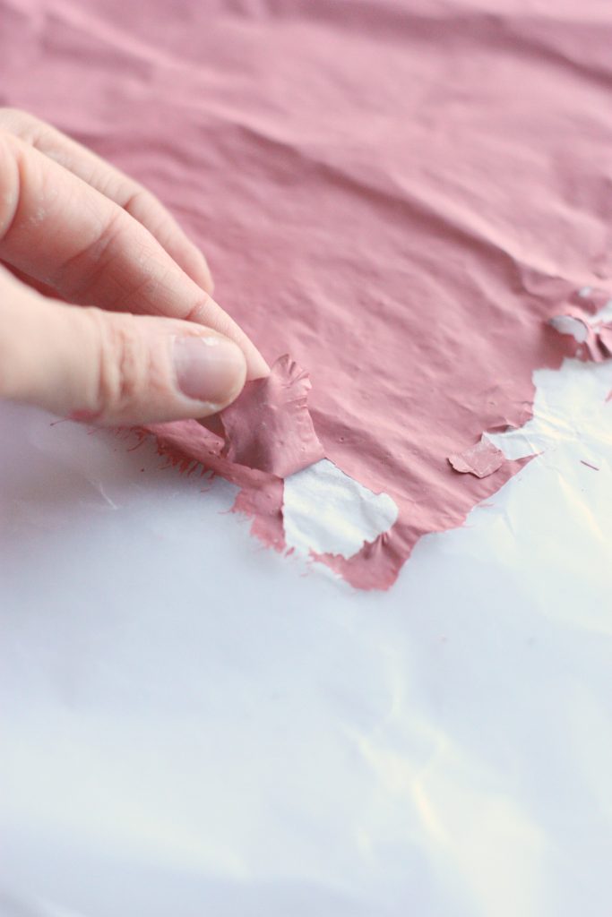 How to Make Paint Peel Art, a tutorial featured by top US craft blog, The Pretty Life Girls
