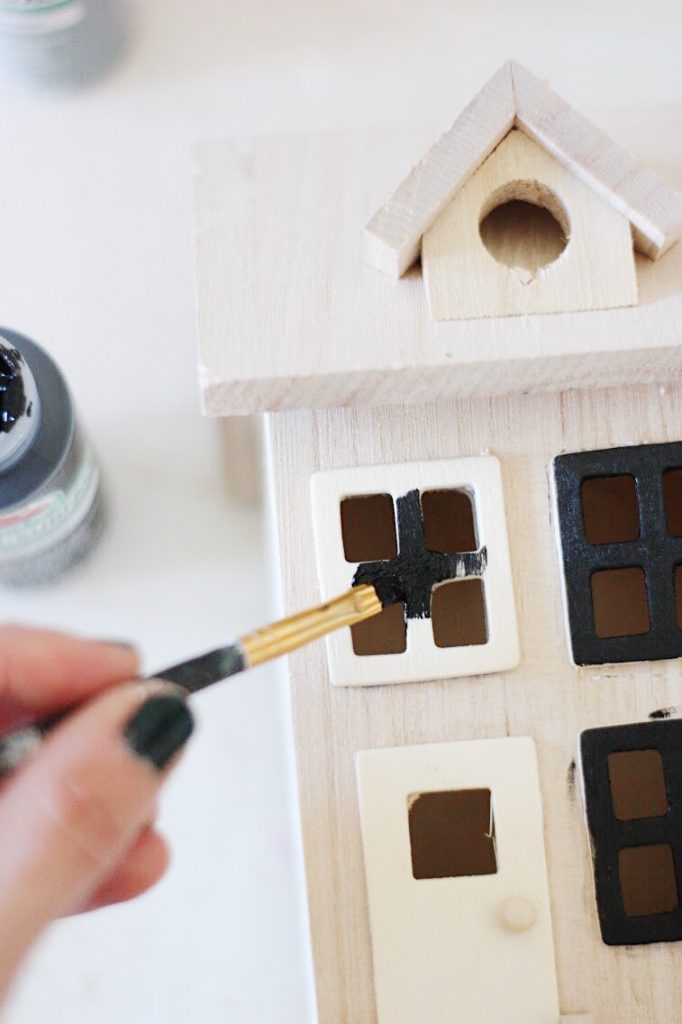 How to Make a DIY Halloween Village featured by top US craft blog, The Pretty Life Girls