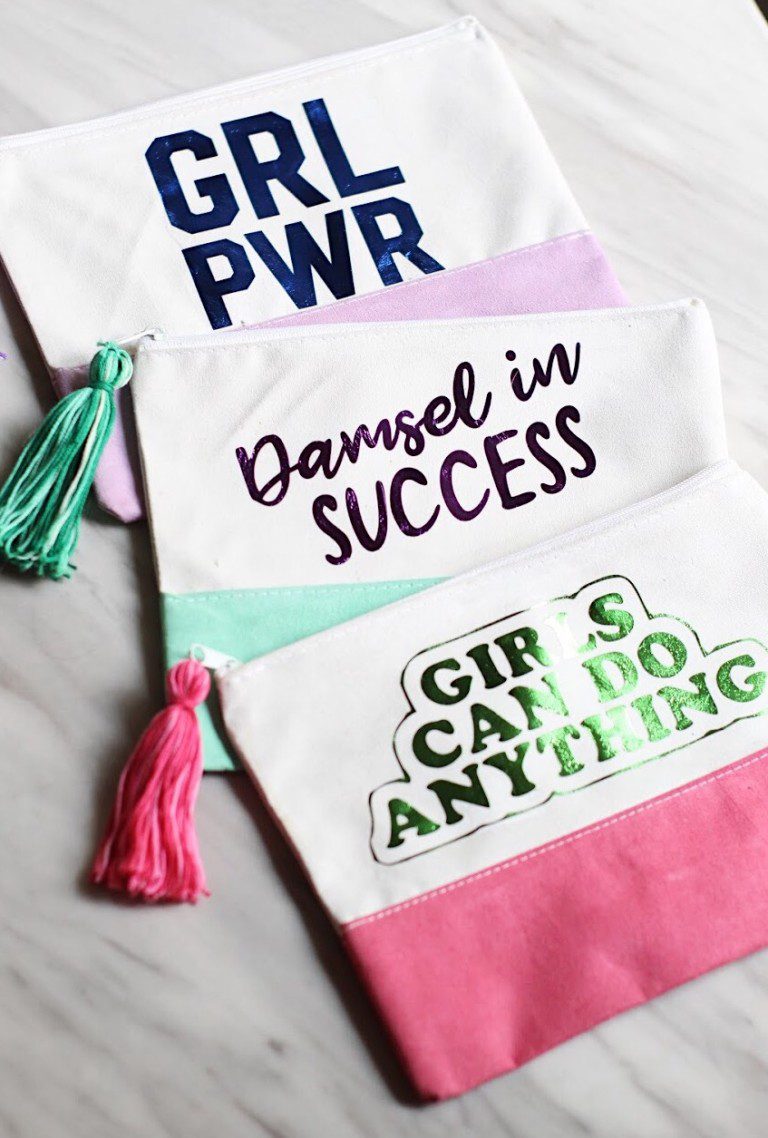 DIY Girl Power Pouches | The Pretty Life Girls
