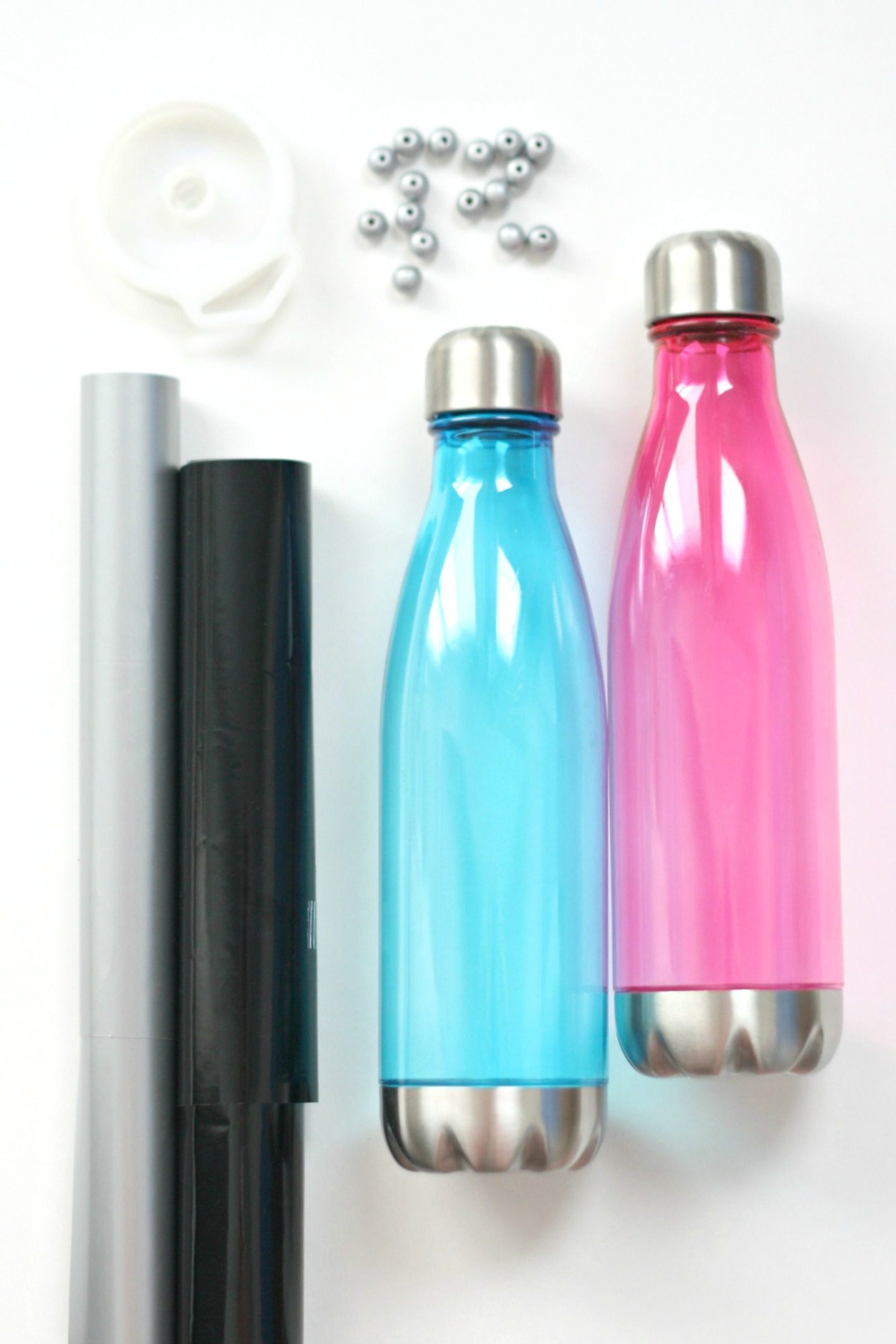 DIY Affirmation Water Bottles, a tutorial featured by top US craft blog, The Pretty Life Girls