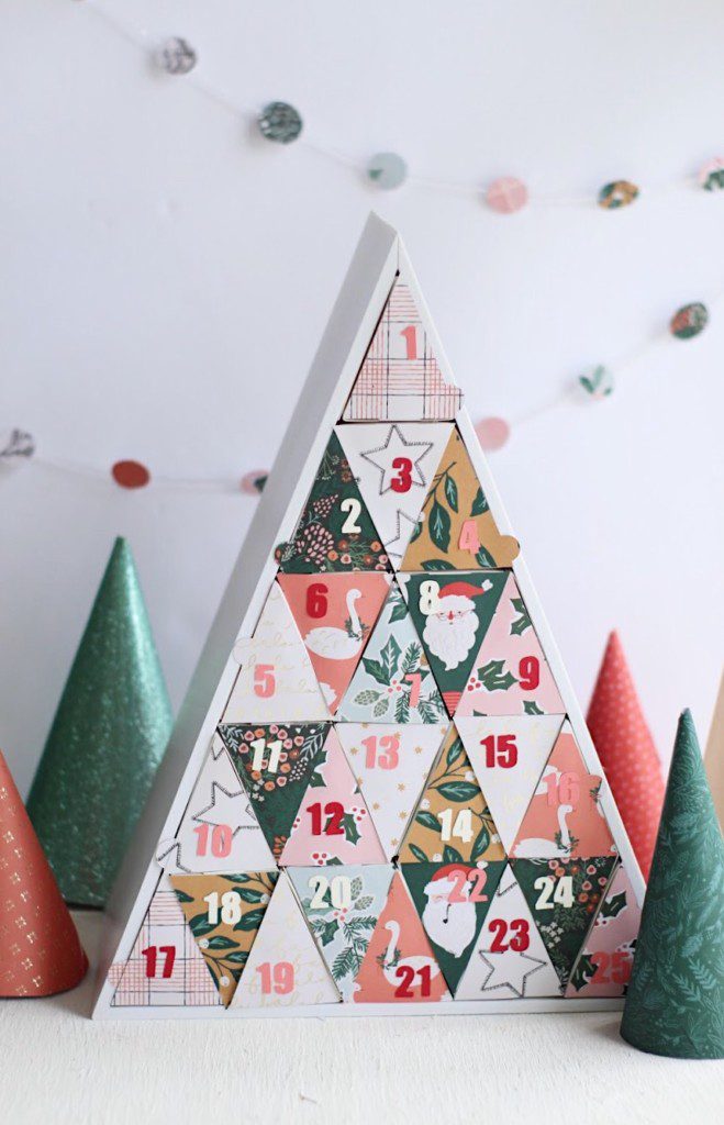 Make a Silhouette Advent Calendar | The Pretty Life Girls