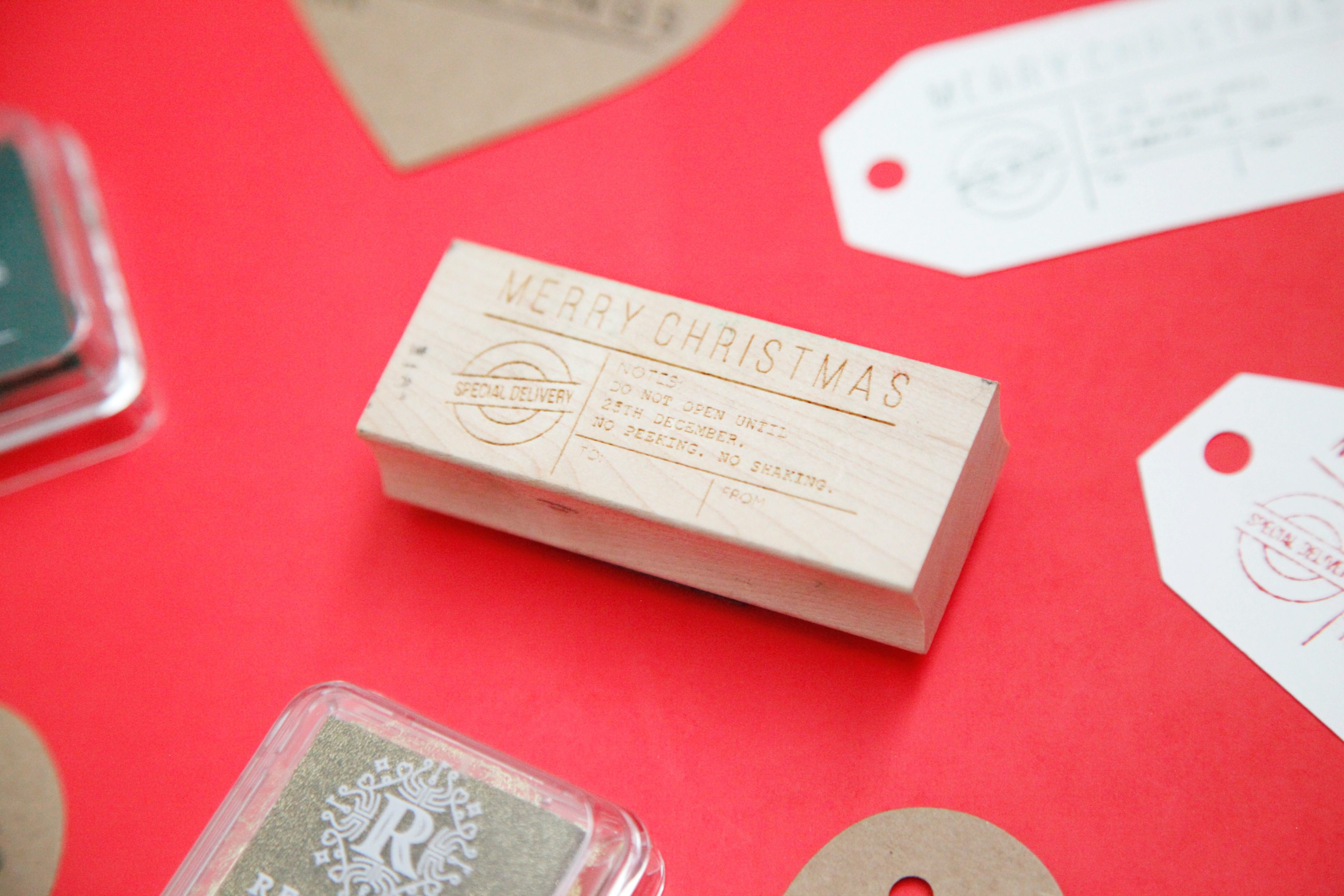 stamped gift tags 2