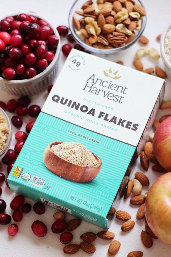 Cranberry Apple Crumble Recipe with Ancient Harvest Quinoa Flakes The