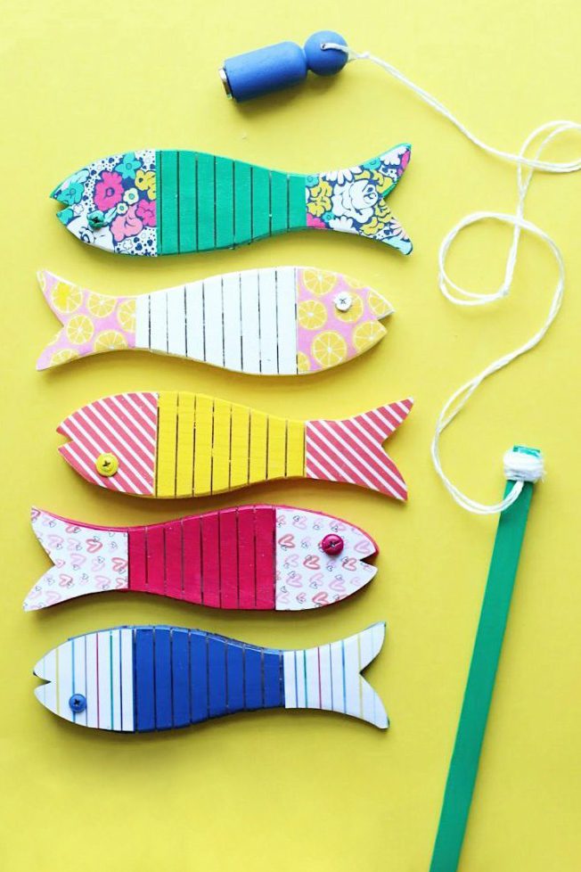 fishing line craft  Craft tutorials, Crafts, Crafts for kids