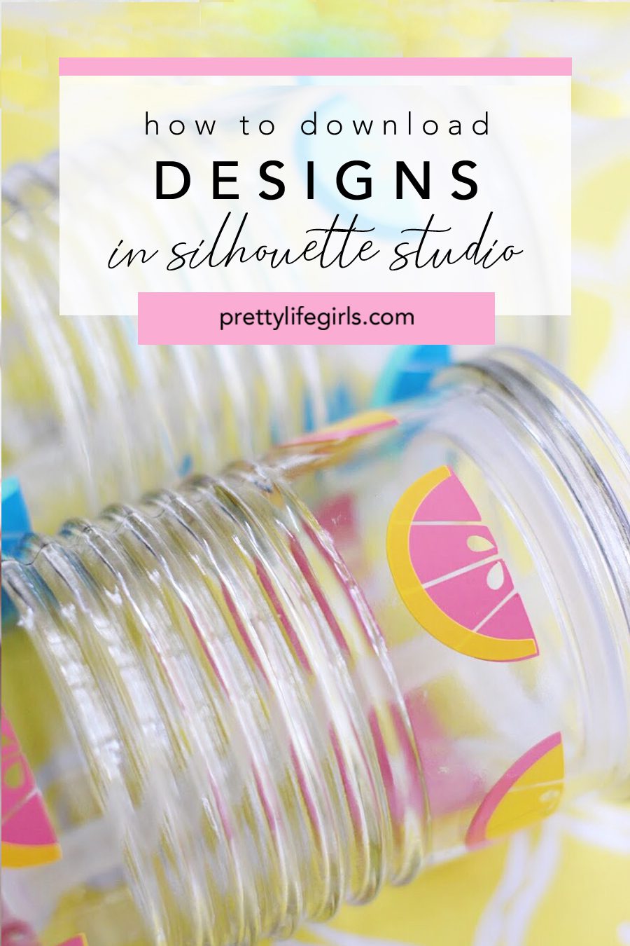 Silhouette Studio Designs - How to Download Designs + a tutorial featured by Top US Craft Blog + The Pretty Life Girls