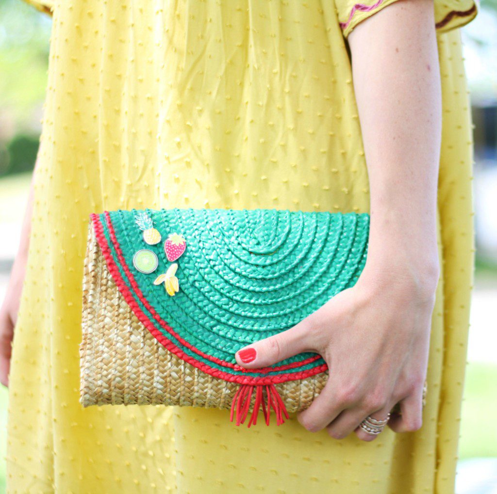 Tutorial: How to Make a Hand Painted Straw Clutch | The Pretty Life Girls