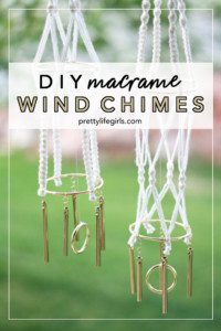 How to Make DIY Mini Macrame Wind Chimes | The Pretty Life Girls