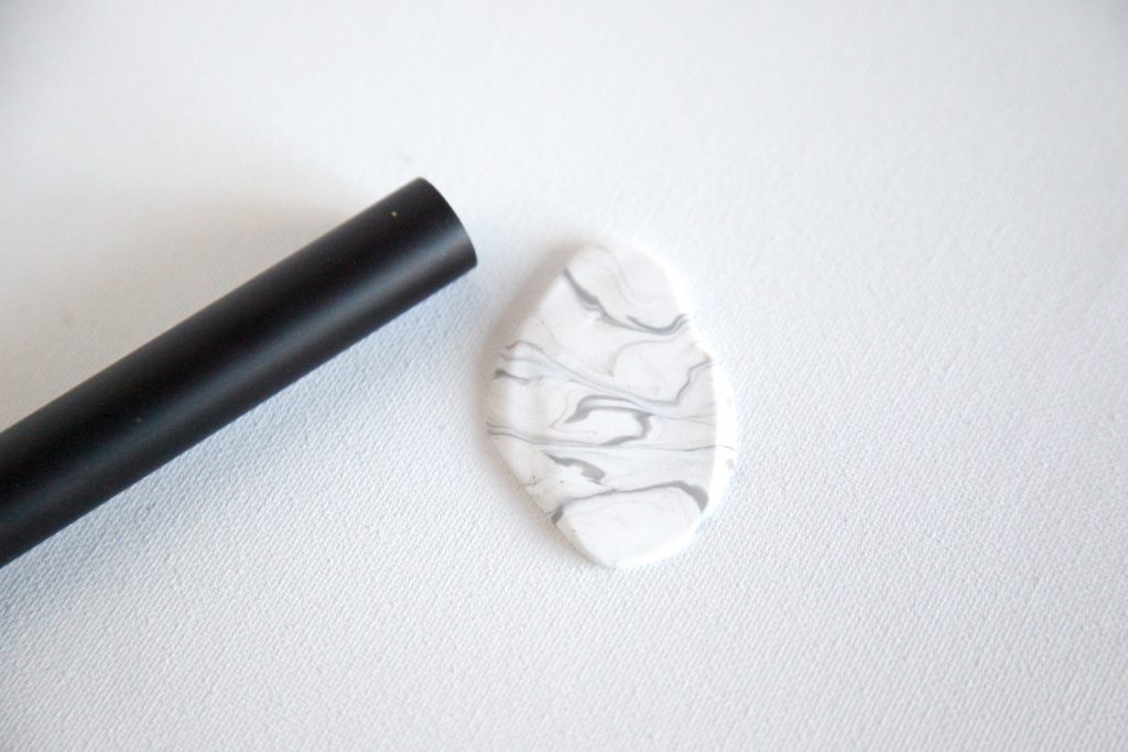 How to make a marbled pattern with polymer clay step 3