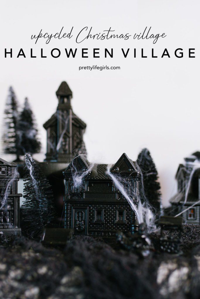 DIY Wood Halloween Village Set The Pretty Life Girls