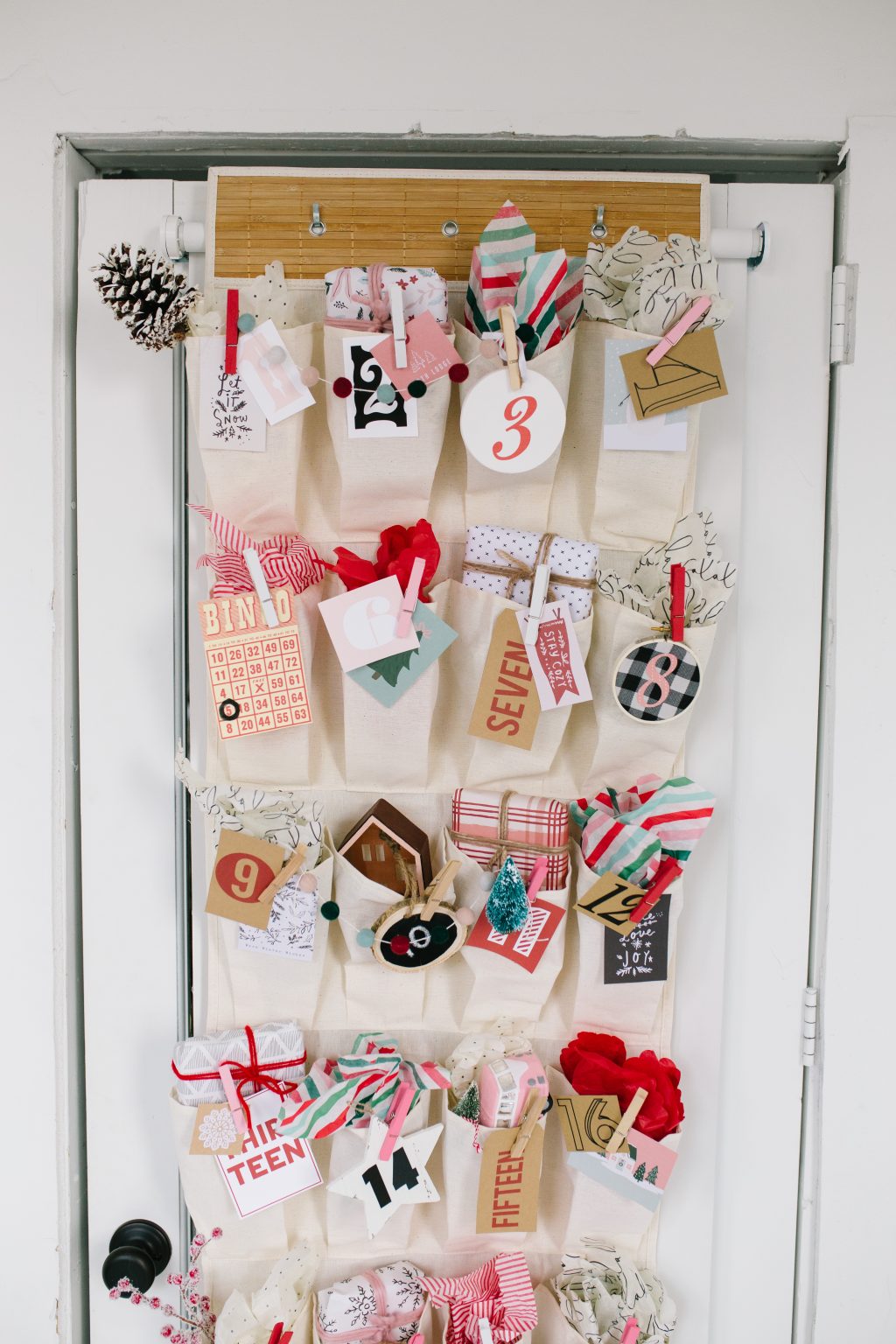 DIY Shoe Organizer Advent Calendar Tutorial | The Pretty Life Girls DIY Shoe Organizer Advent Calendar Tutorial | The Pretty Life Girls