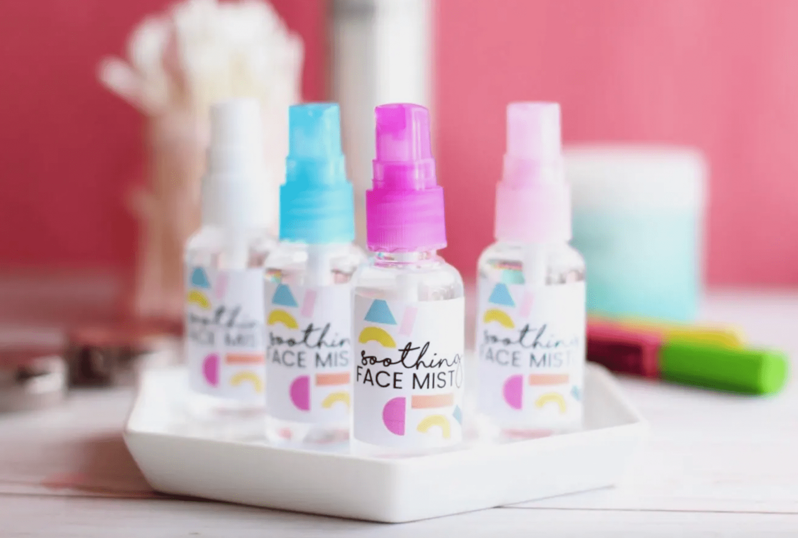 Unique Mother's Day Gift Ideas: DIY Face Mist Bottles + a tutorial featured by Top US Craft Blog + The Pretty Life Girls