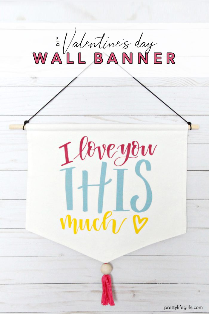 15 Lovely Handmade Valentine Gifts + featured by Top US Craft Blog + The Pretty Life Girls: + How to Make a Valentine's Day Wall Banner