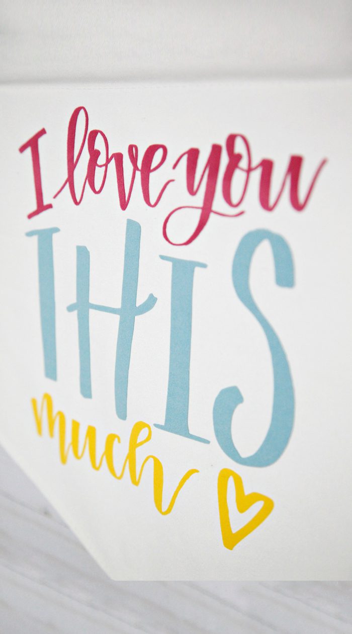 How to Make a Valentine's Day Wall Banner + featured by Top US Craft Blog + The Pretty Life Girls