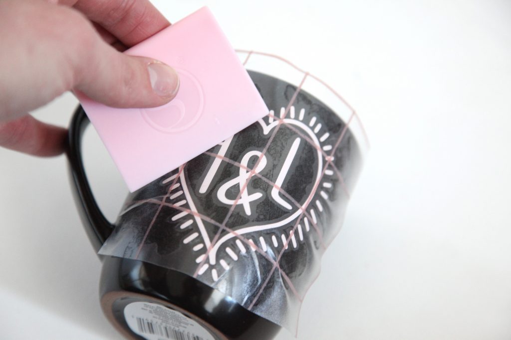 Monogram DIY Valentine Mugs with Vinyl + featured by Top US Craft Blog + The Pretty Life Girls
