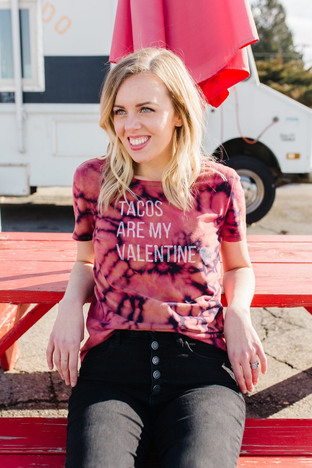 10 DIY Tie Dye Projects to Make + featured by Top US Craft Blog + The Pretty Life Girls: Reverse Tie Dye Anti Valentines Day Shirt