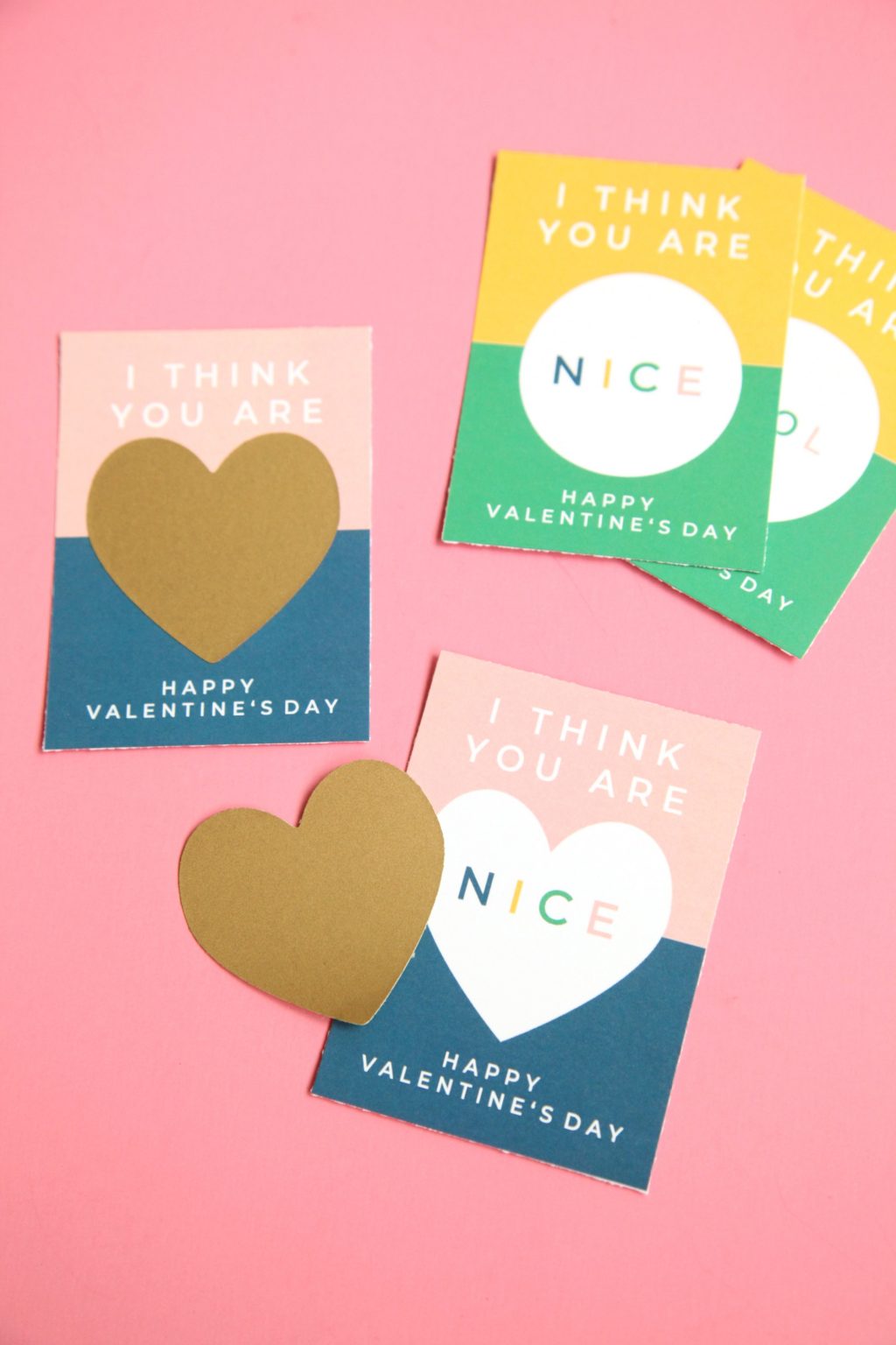 DIY Scratch Off Valentines with Free Printable + a tutorial featured by Top US Craft Blog + The Pretty Life Girls