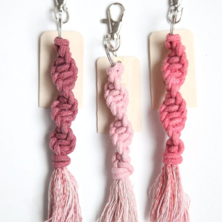 How To Make A Colorful, Fun Rope And Yarn Keychain