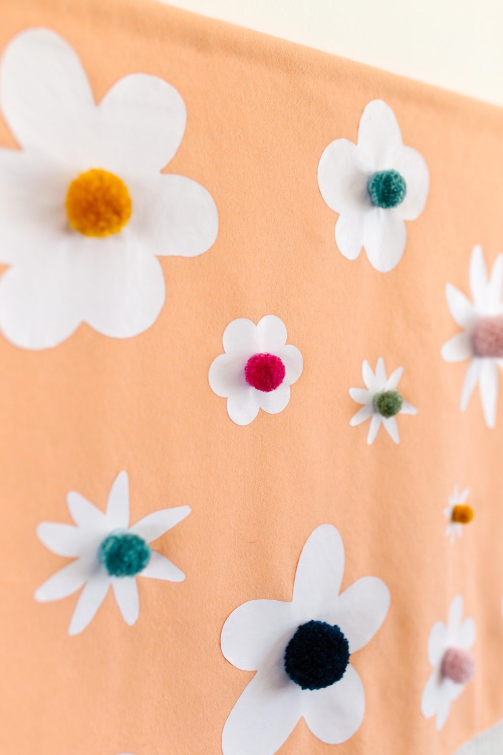 Spring floral wall decoration. – By Hands, paper flowers