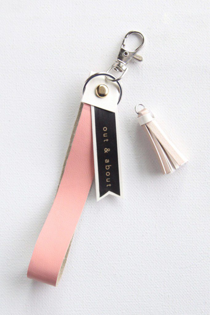 How to Make DIY Ribbon Keychains You Can Personalize | The Pretty Life ...