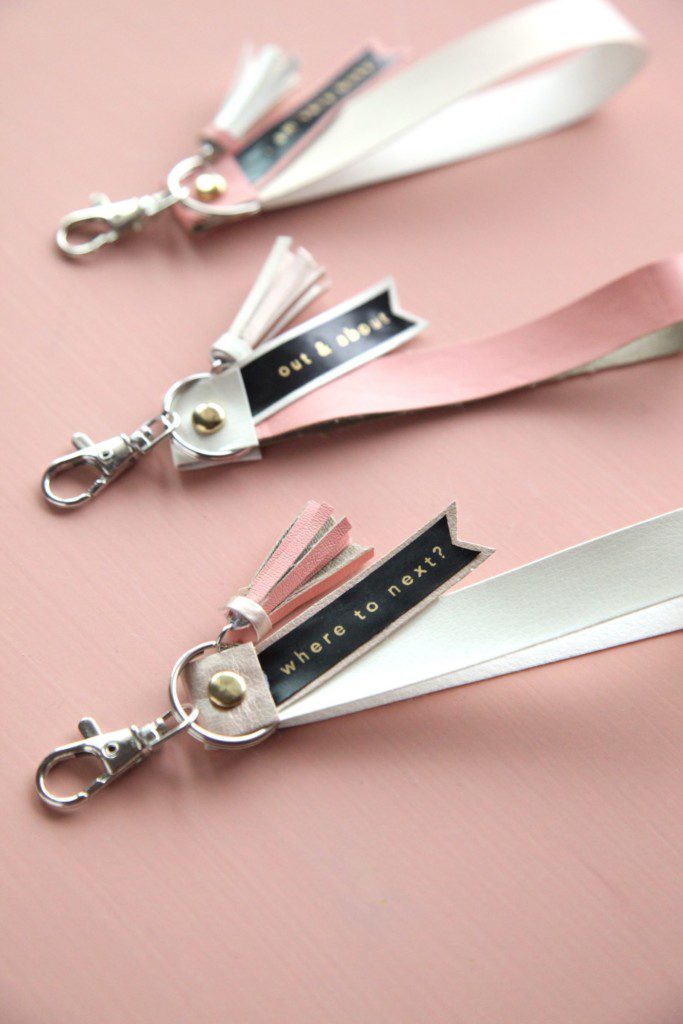 How to Make DIY Ribbon Keychains You Can Personalize | The Pretty Life ...