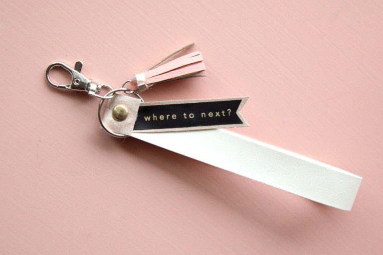 How to Make DIY Ribbon Keychains You Can Personalize | The Pretty Life ...