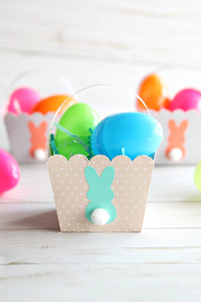 How to Make Cute Bunny Easter Treat Boxes + a tutorial featured by Top US Craft Blog + The Pretty Life Girls