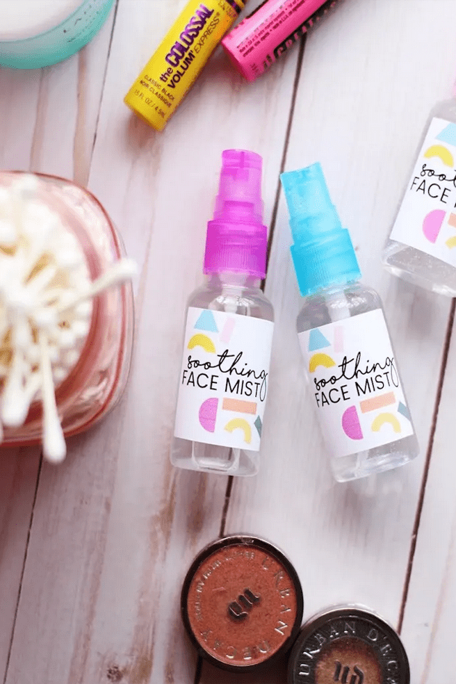 Unique Mother's Day Gift Ideas: DIY Face Mist Bottles + a tutorial featured by Top US Craft Blog + The Pretty Life Girls