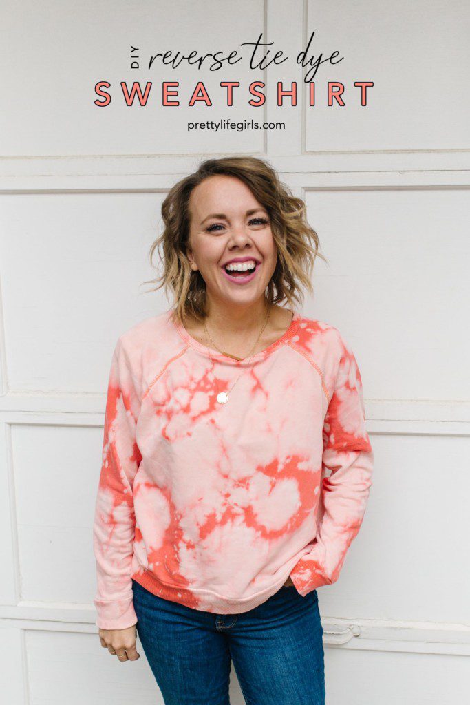 How to Make a Reverse Tie Dye Top | The Pretty Life Girls