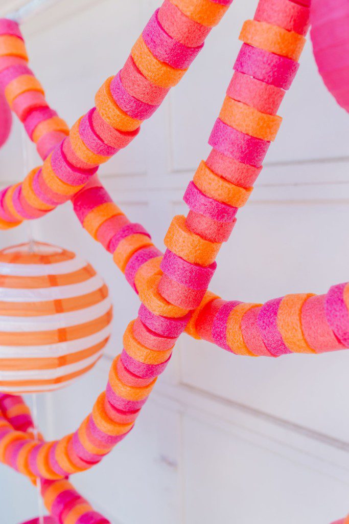 Summer Crafts: DIY Pool Noodle Garland | The Pretty Life Girls