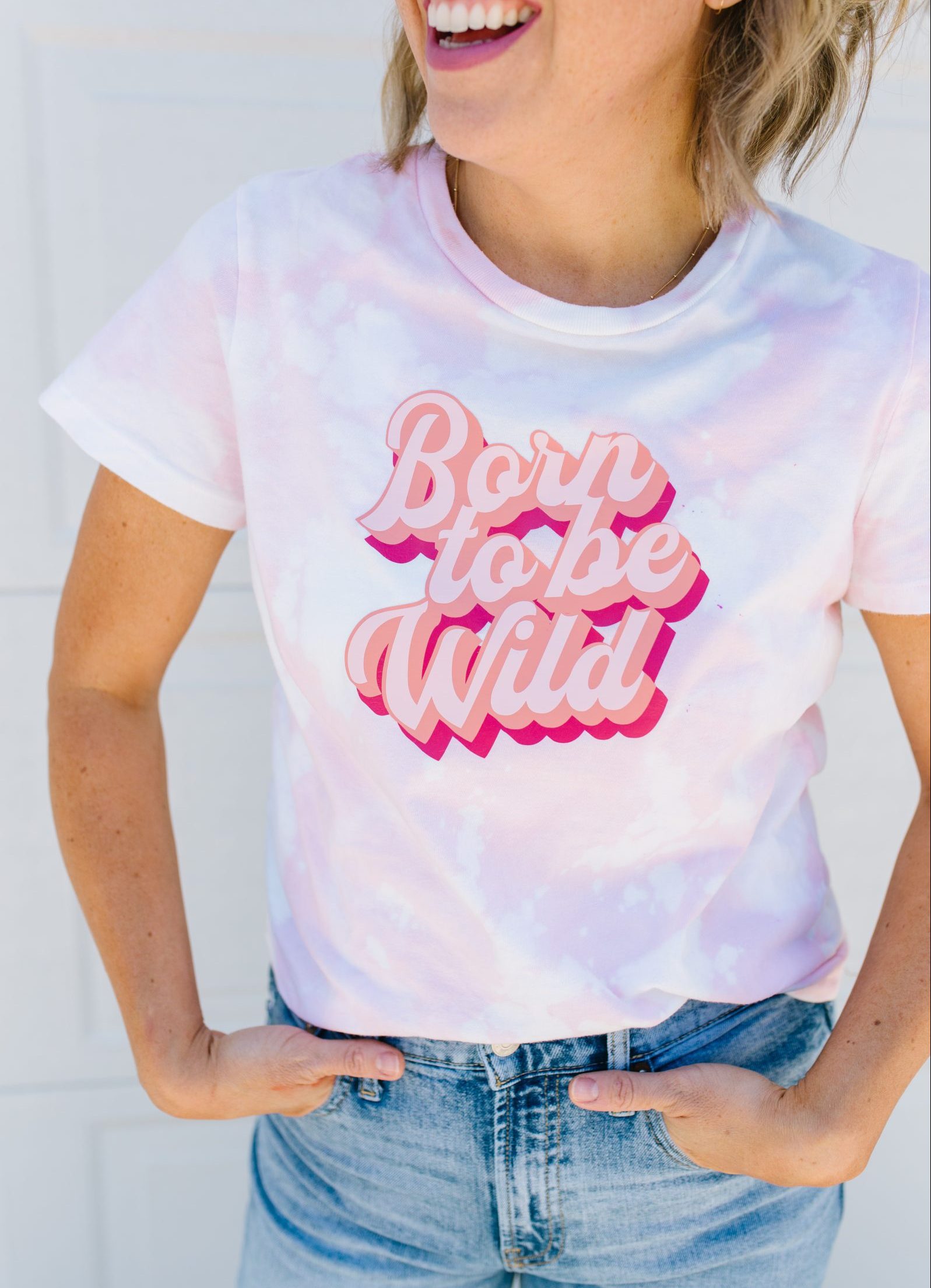 How to Layer Heat Transfer Vinyl on a Graphic Tee + a tutorial featured by Top US Craft Blog + The Pretty Life Girls