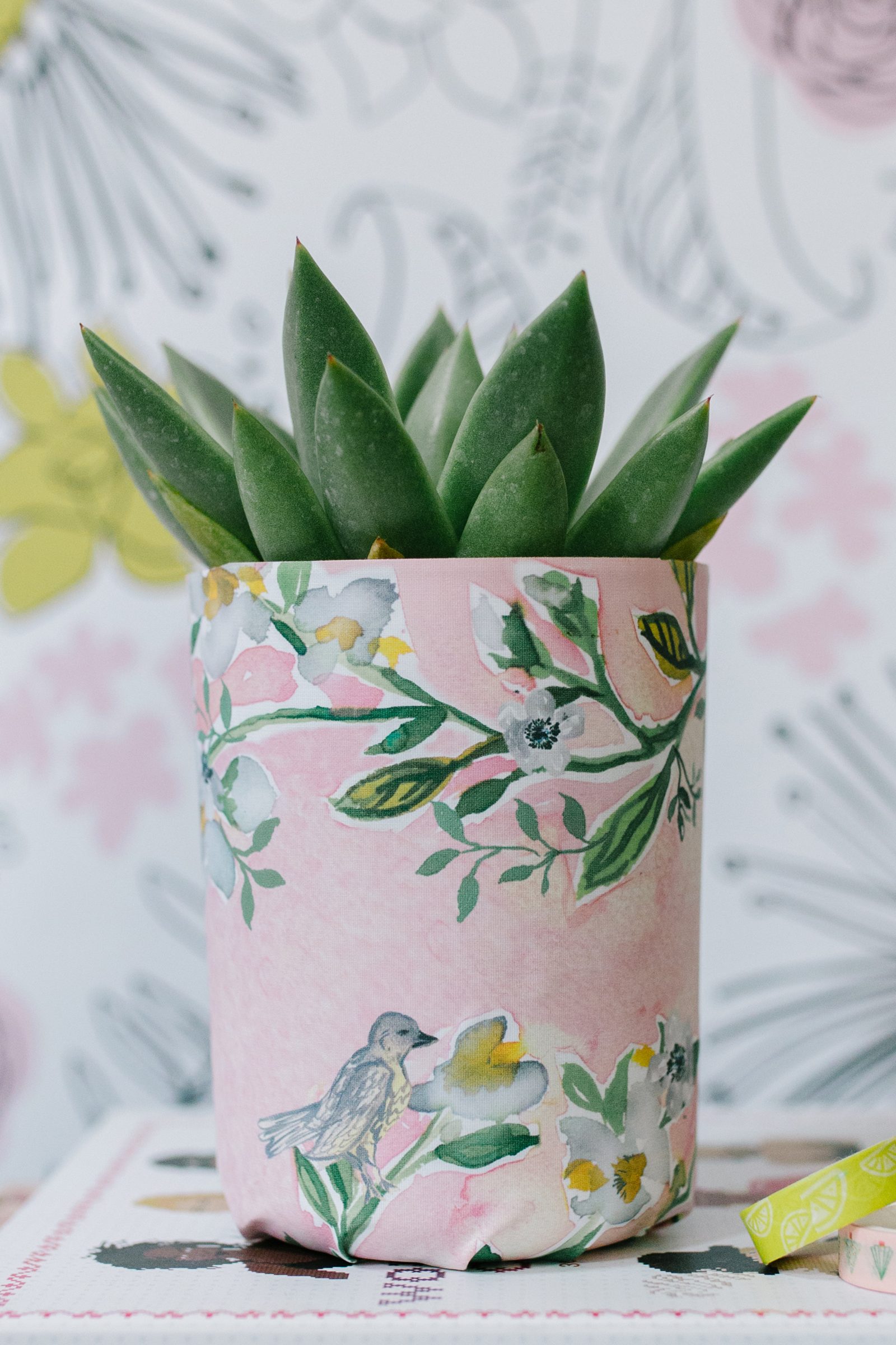 How to Reuse Old Candle Jars: DIY Upcycled Candle Planters + a tutorial featured by Top US Craft Blog + The Pretty Life Girls