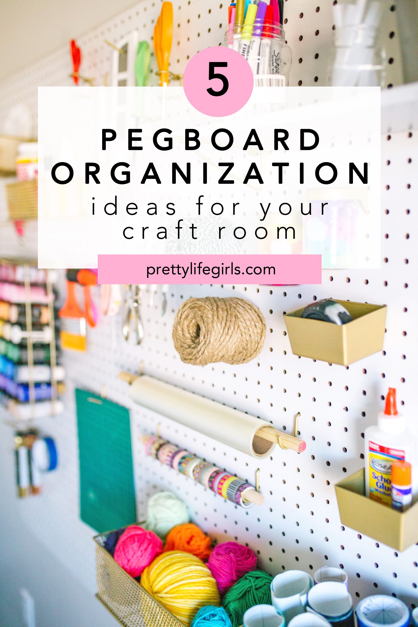 10 Must-Have  Craft Room Organization Ideas - Hey, Let's Make Stuff