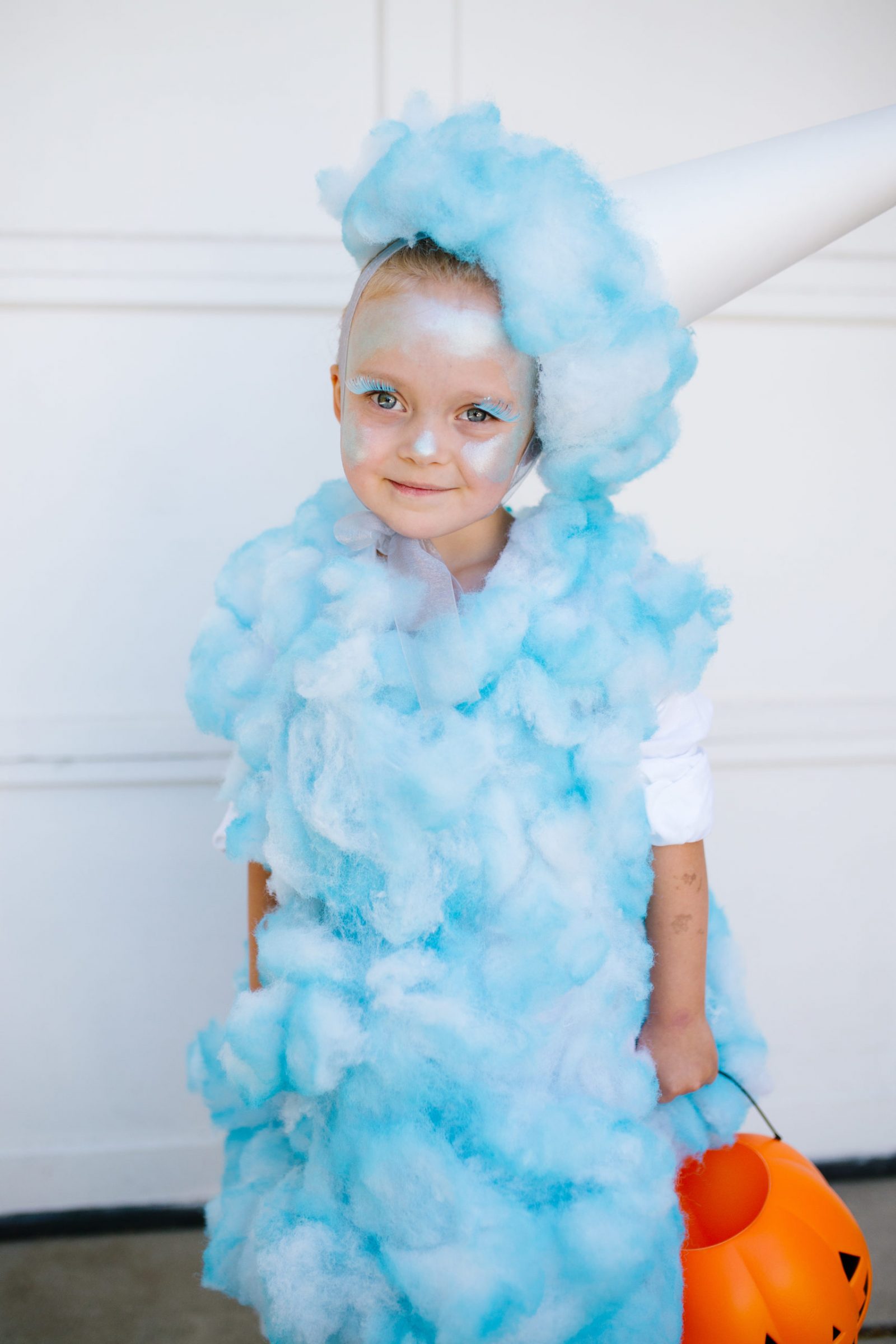 Halloween Costume Ideas: DIY Cotton Candy Costume for Kids + a tutorial featured by Top US Craft Blog + The Pretty Life Girls