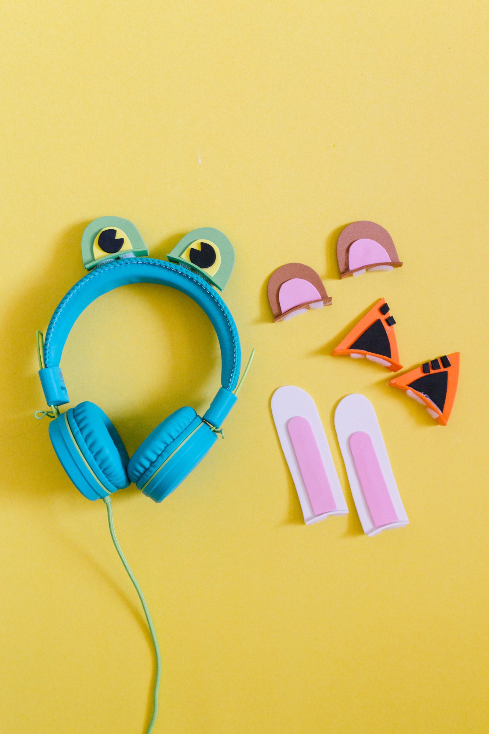 Homeschool Crafts: DIY Animal Ear Headphones | The Pretty Life Girls