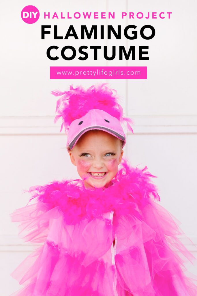 DIY Halloween Costumes: Flamingo Cape Costume for Kids | The Pretty ...