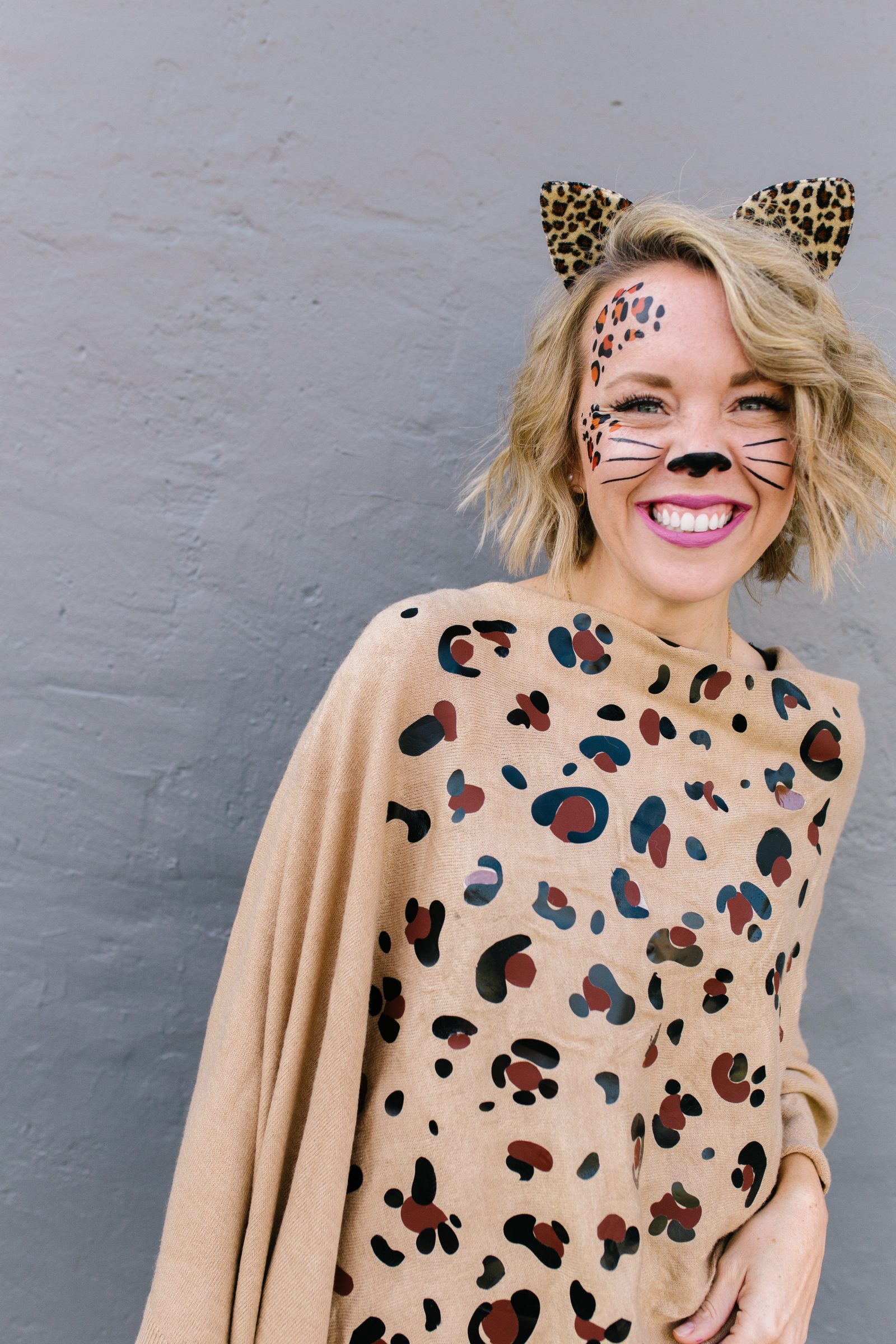 DIY Halloween Costumes Women's DIY Leopard Costume The