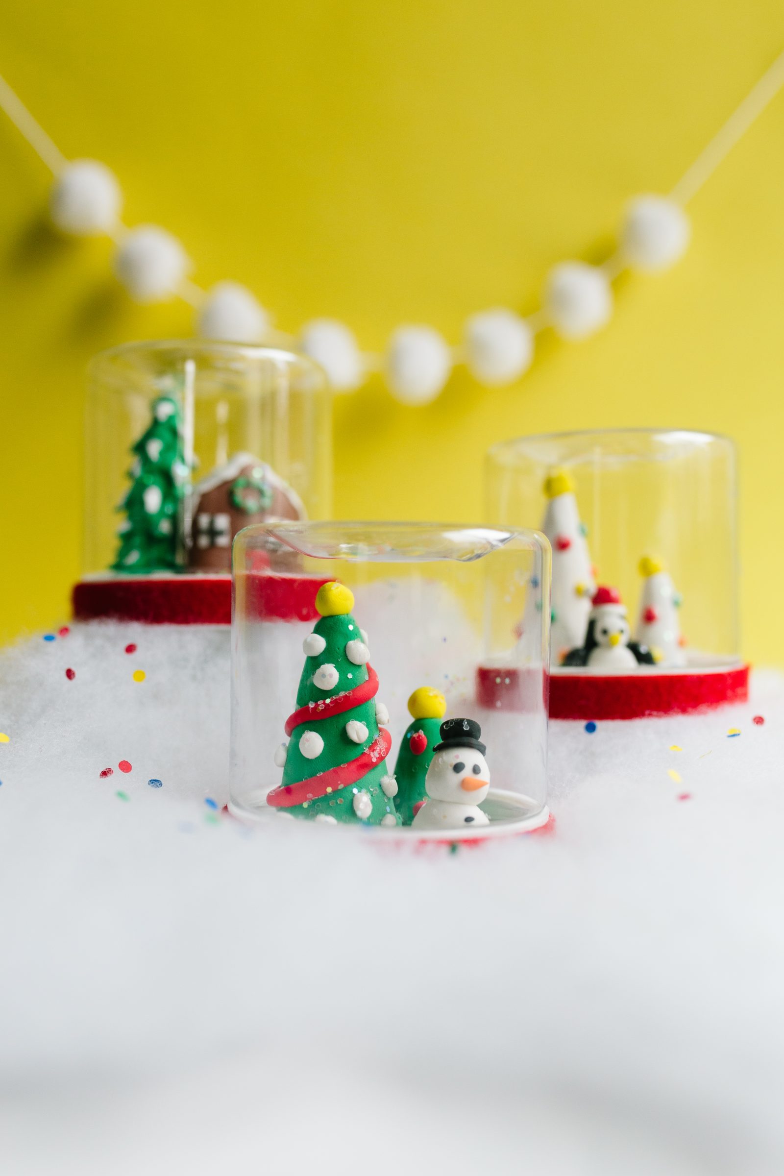 Kids Christmas Crafts: Model Magic DIY Snow Globe + a tutorial featured by Top US Craft Blog + The Pretty Life Girls
