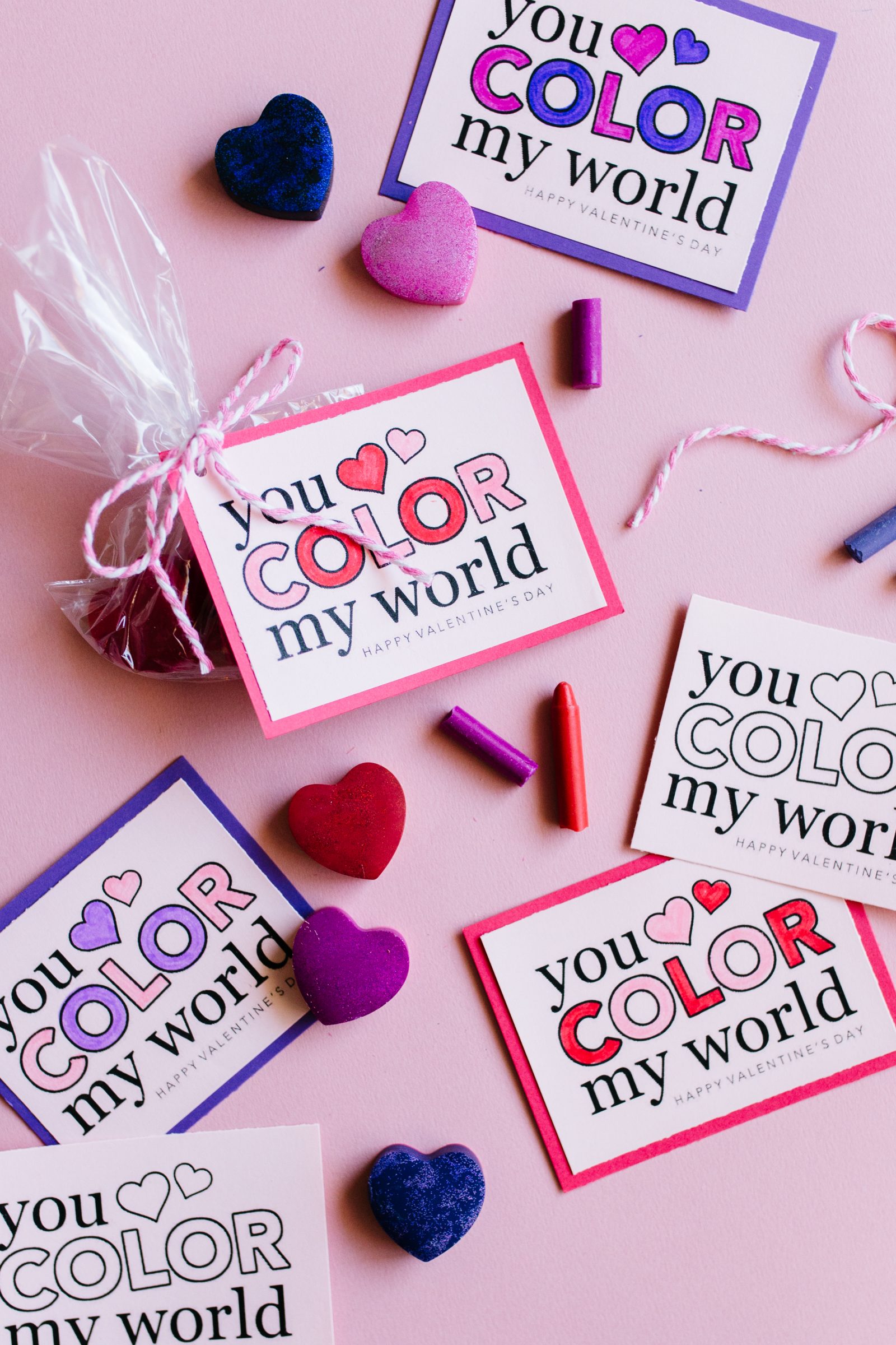 Valentines Day Crafts: Silicone Mold Melted Crayon Hearts + a tutorial featured by Top US Craft Blog + The Pretty Life Girls