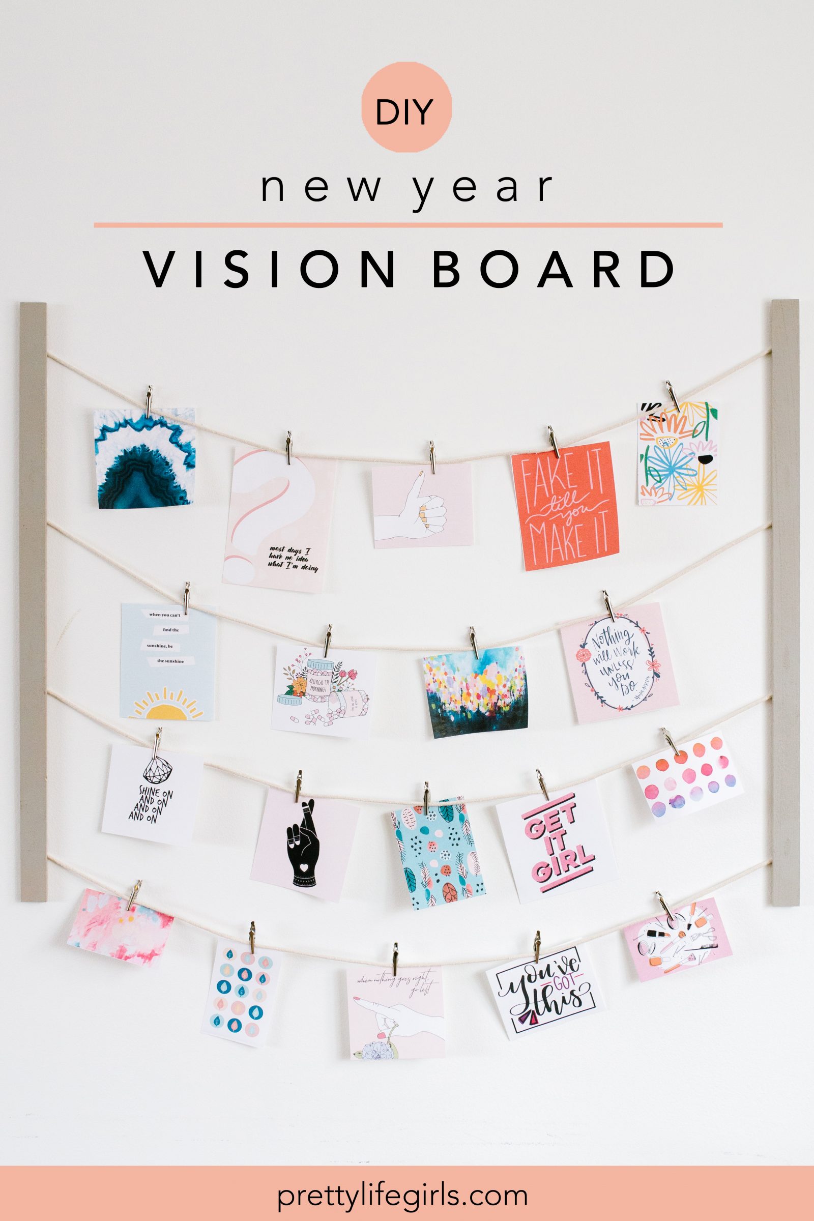 How to Create your New Year Vision Board The Pretty Life Girls
