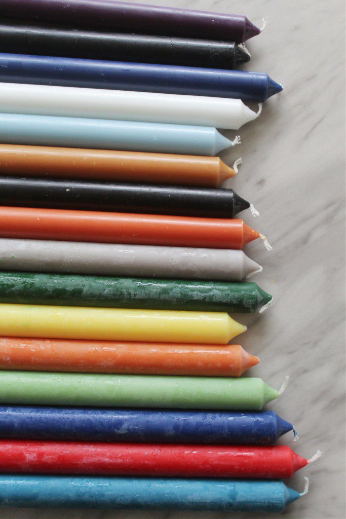 DIY Funky Twisted Taper Candles The Pretty Life Girls