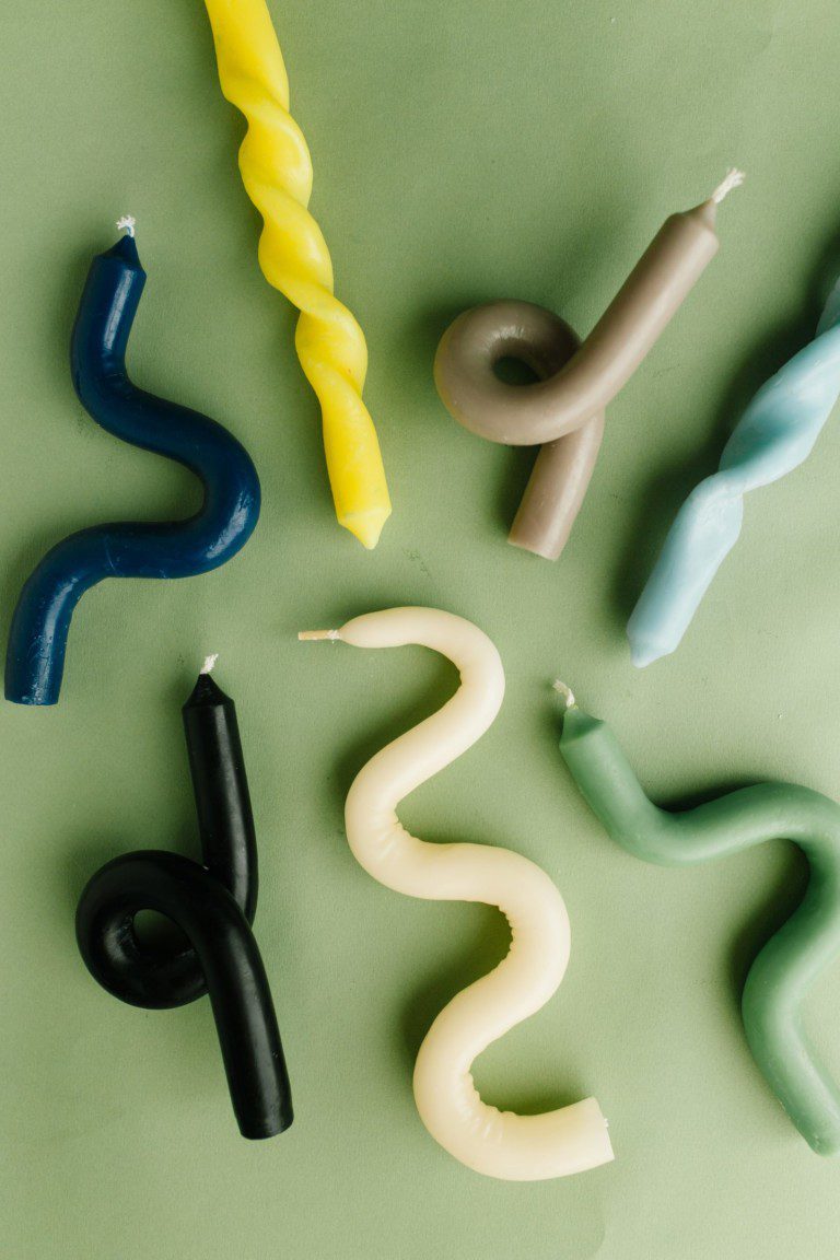 DIY Funky Twisted Taper Candles The Pretty Life Girls