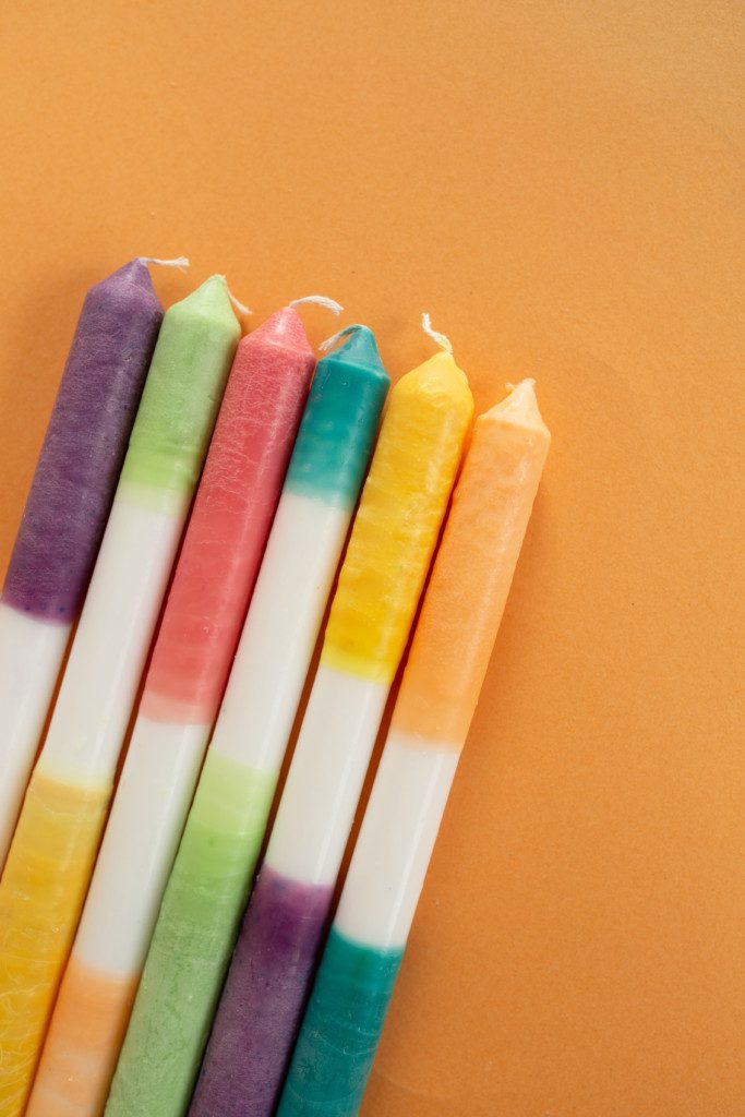 DIY Dip Dye Candles Tutorial The Pretty Life Girls